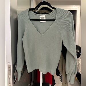 Abercrombie Sage Green Sweater - S